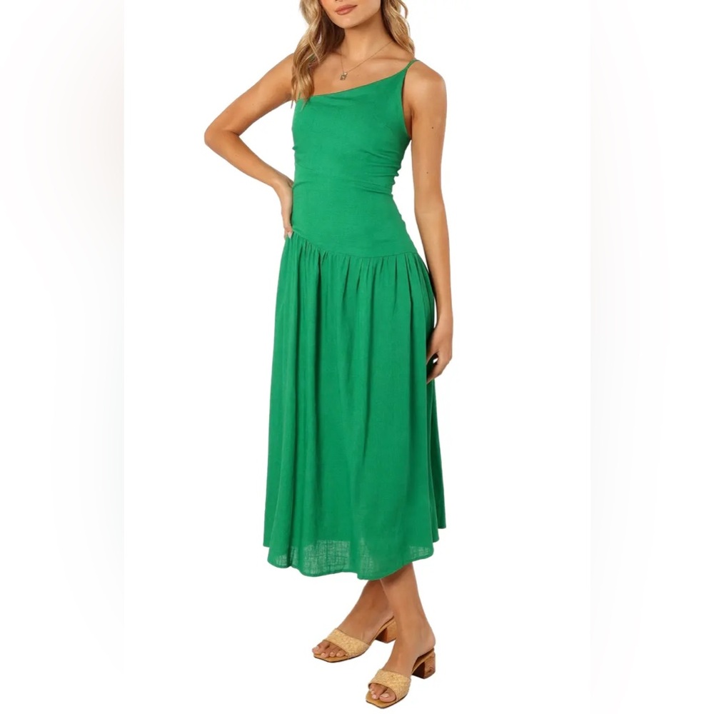 Shiloh Asymmetric Neck Dress NWT